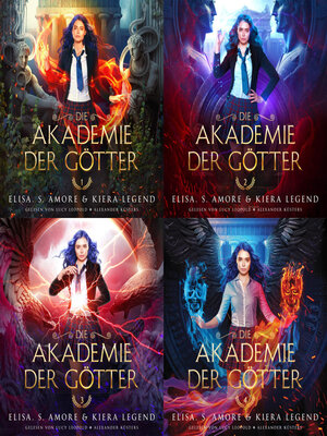 cover image of Die Akademie der Götter Band 1--4
